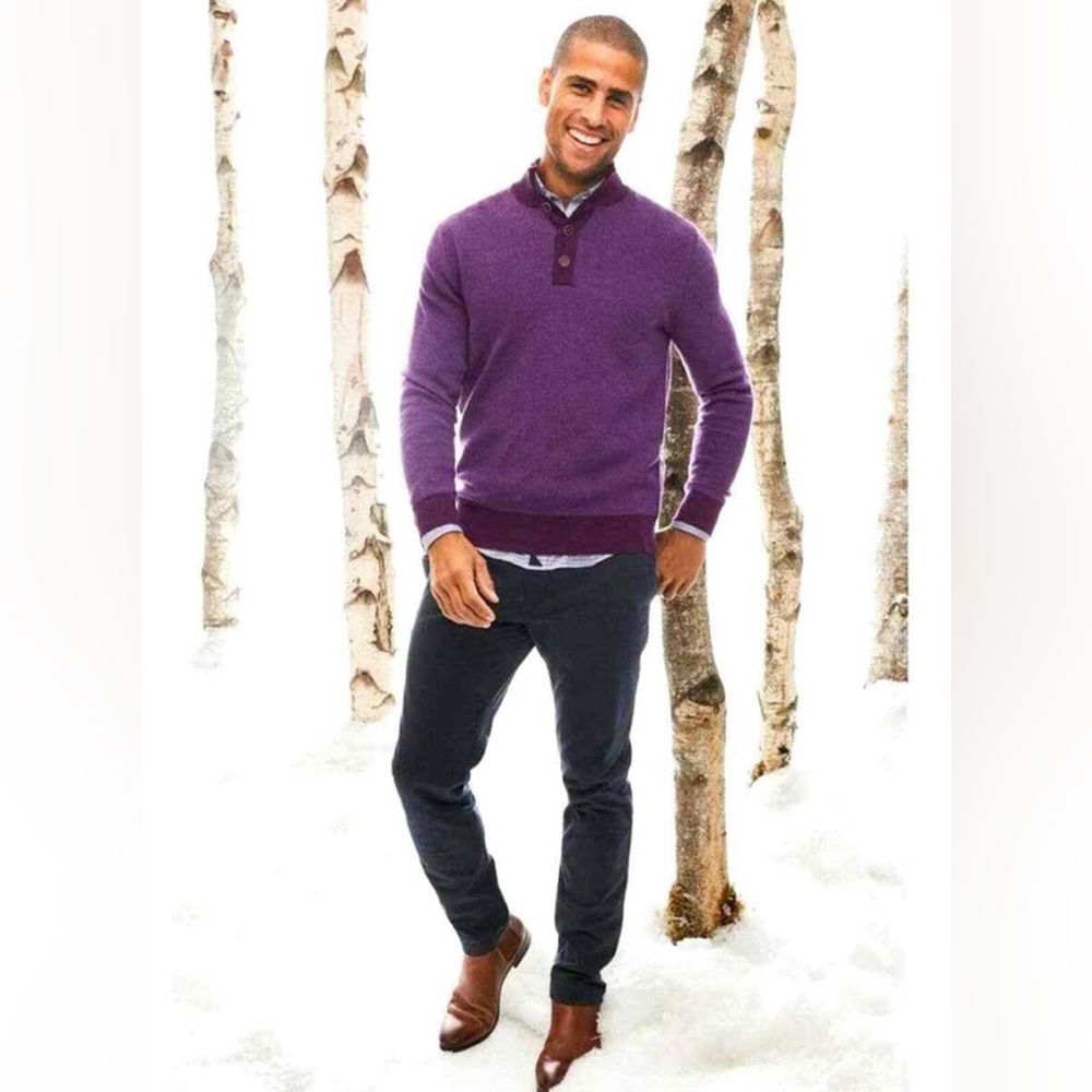 UnTuckit Wool Sorenson Sweater Men's Sz XL